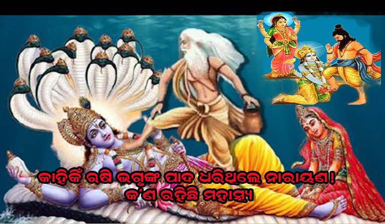 ଭୃଗୁଋଷି କିଏ ?କାହିଁକି ଋଷିଙ୍କ ପାଦ ଧରିଥିଲେ ନାରାୟଣ! କ’ଣ ଏହାର ମାହାତ୍ମ୍ୟ?
